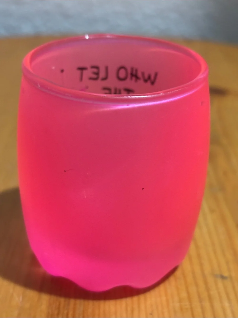 Neon Pink Who Let The Girls Out New Orleans Shot Glass